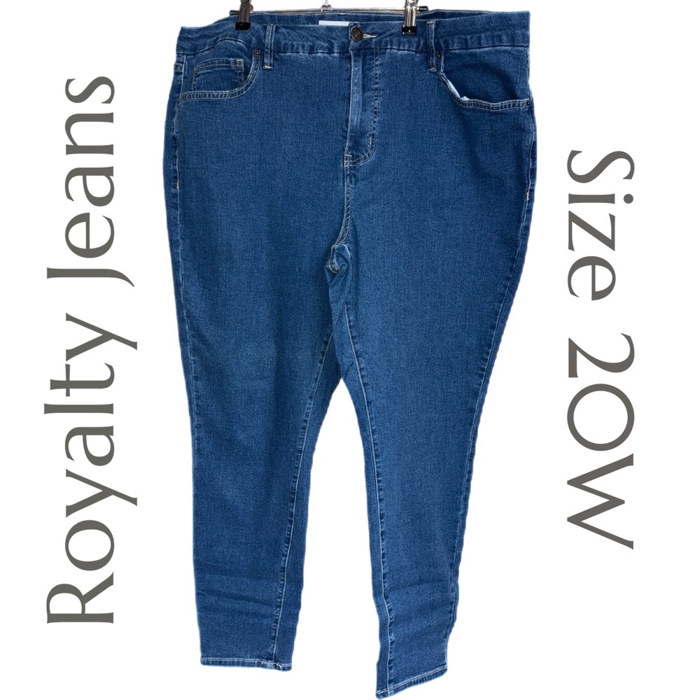 Royalty For Me - Curvy Fit Ultra High Rise Jeans - Stretch Denim - Size 20W